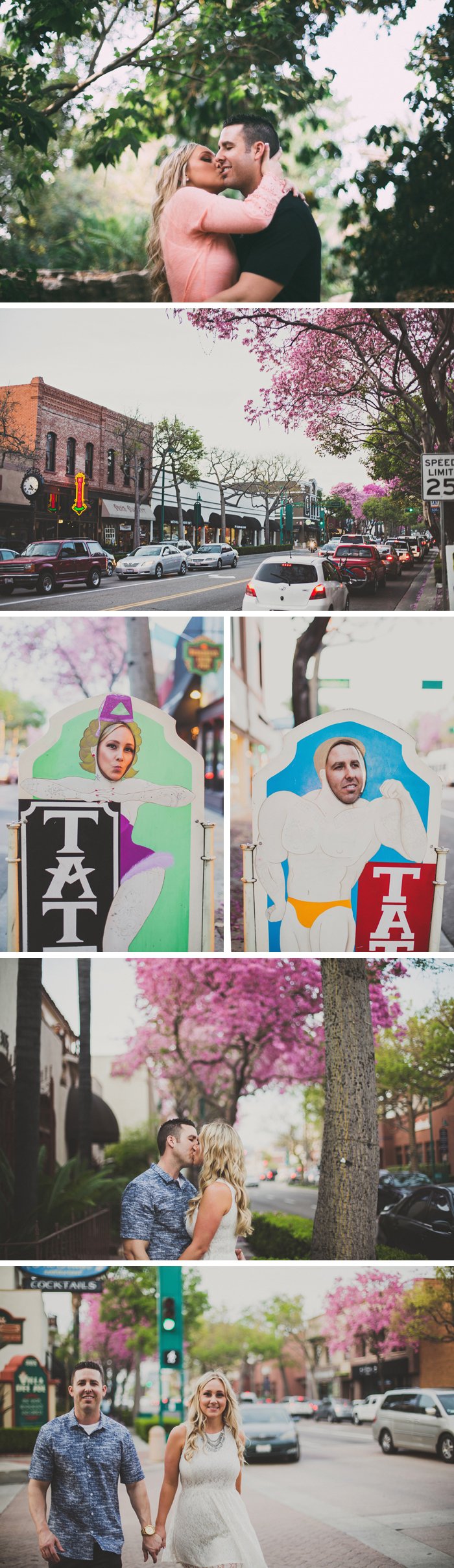 Downtown Fullerton Engagement Photos