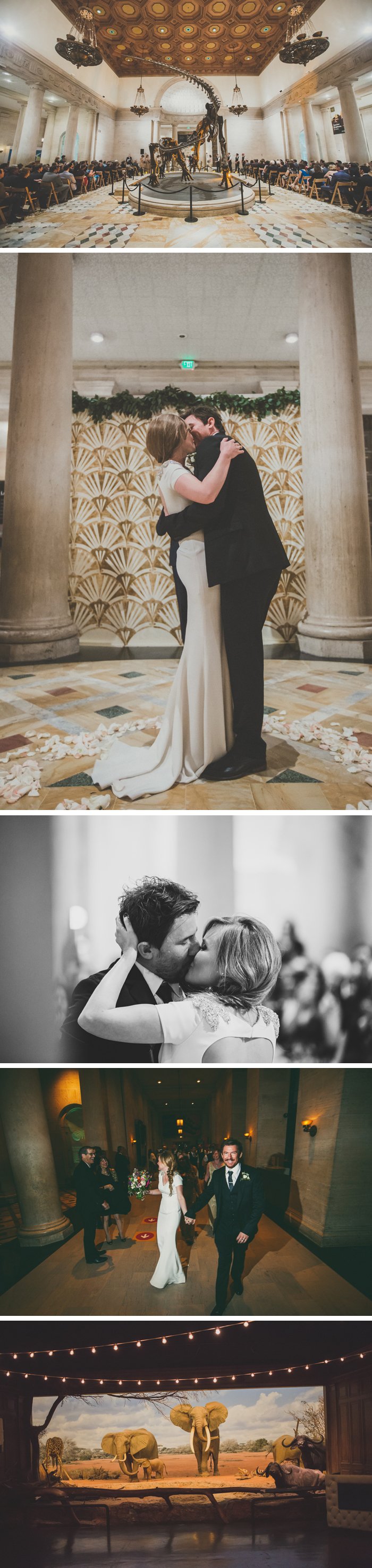 natural history museum wedding photos LA