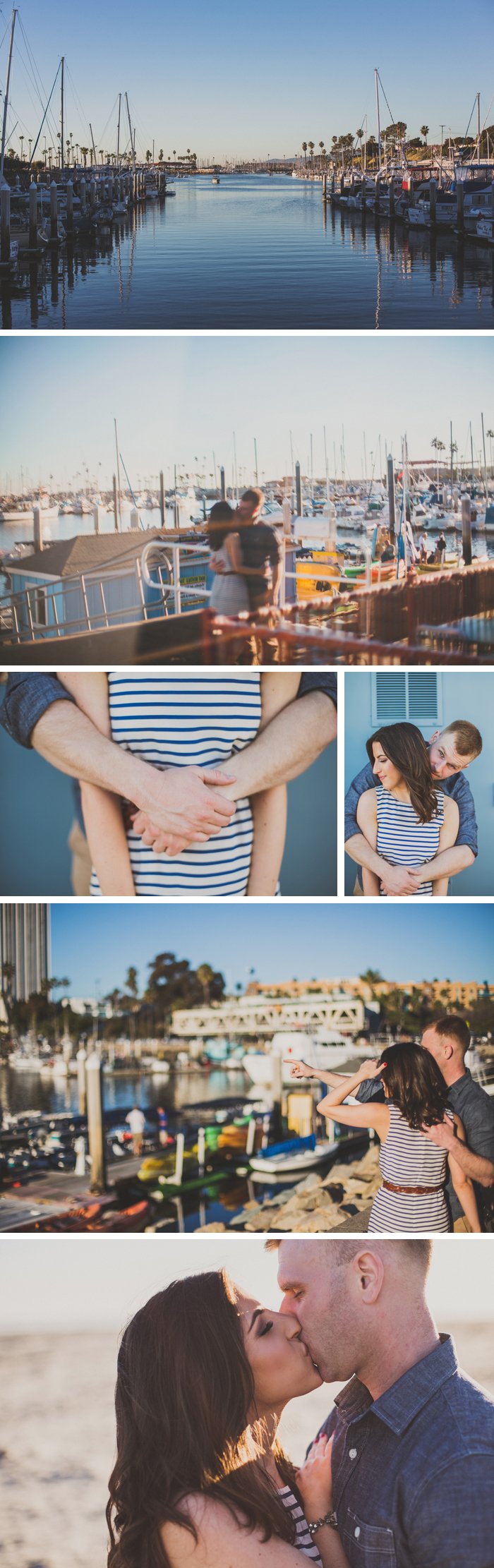 Oceanside Harbor Engagement Session Photos