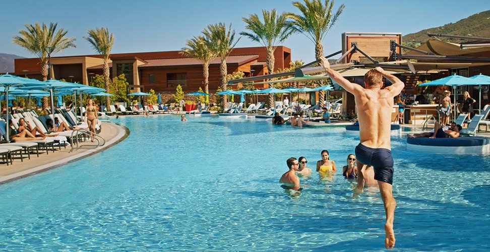 Pechanga Pool - bachelor party 