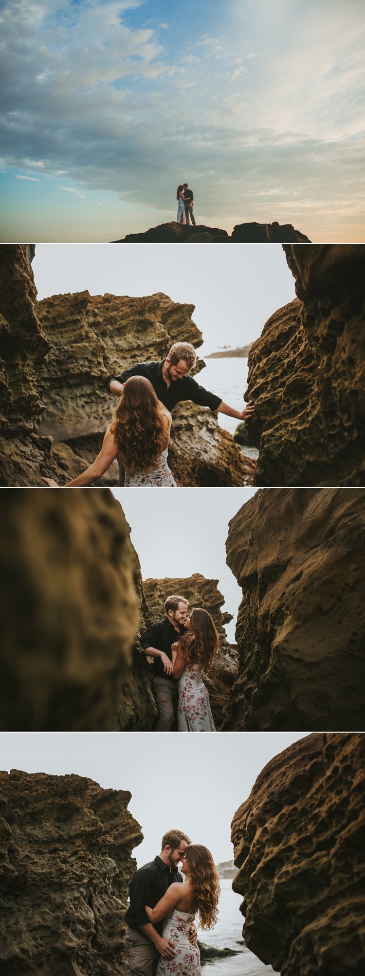 heisler park laguna beach engagement photos