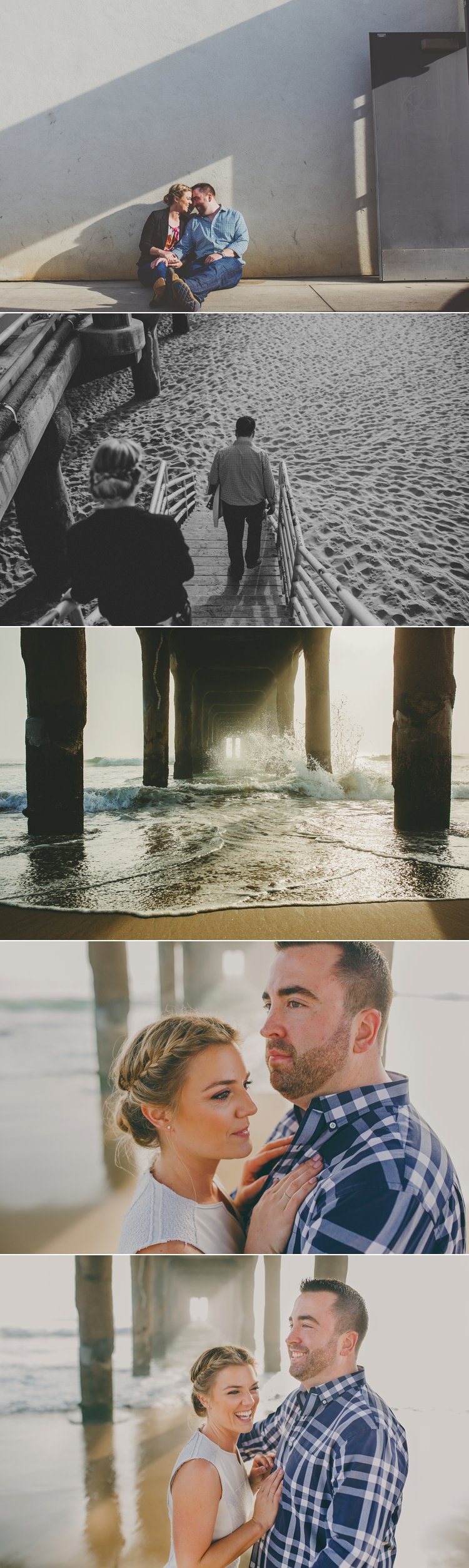 Manhattan Beach Pier Engagement Photos