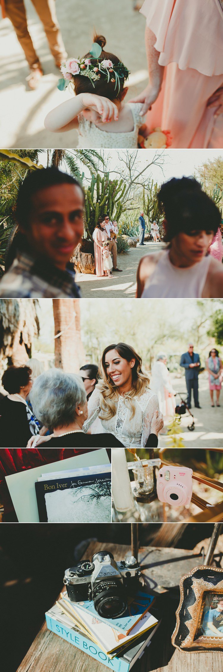 Moorten Botanical Garden Wedding Photos