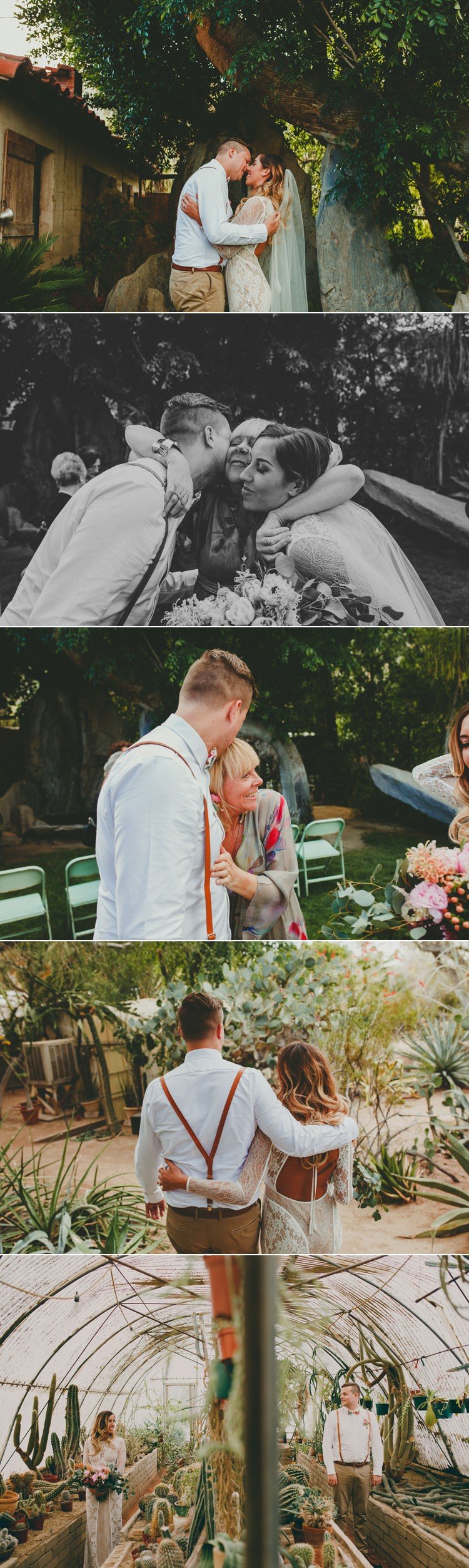 Moorten Botanical Garden Wedding Photos