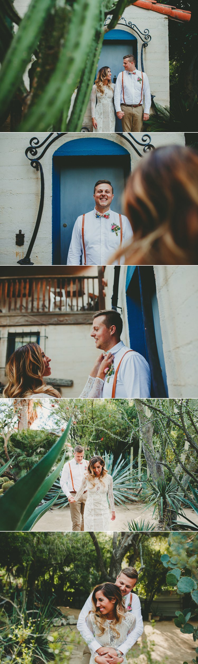 Moorten Botanical Garden Wedding Photos