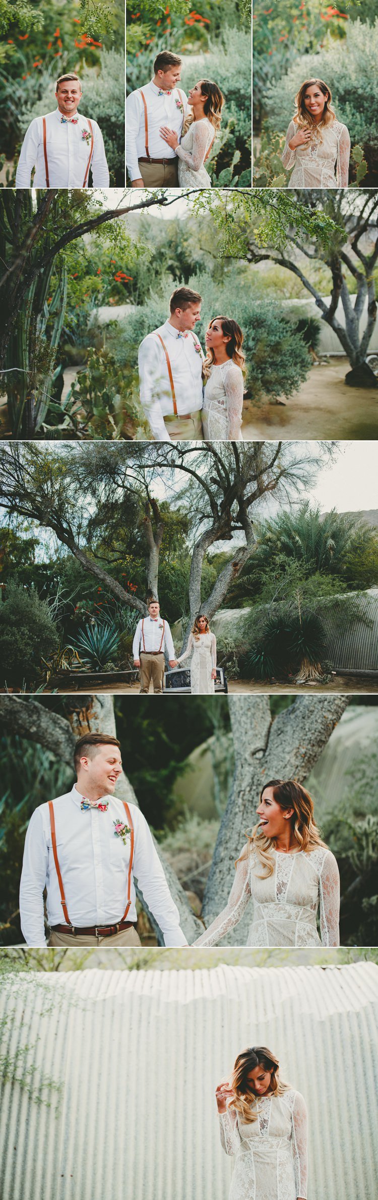 Moorten Botanical Garden Wedding Photos