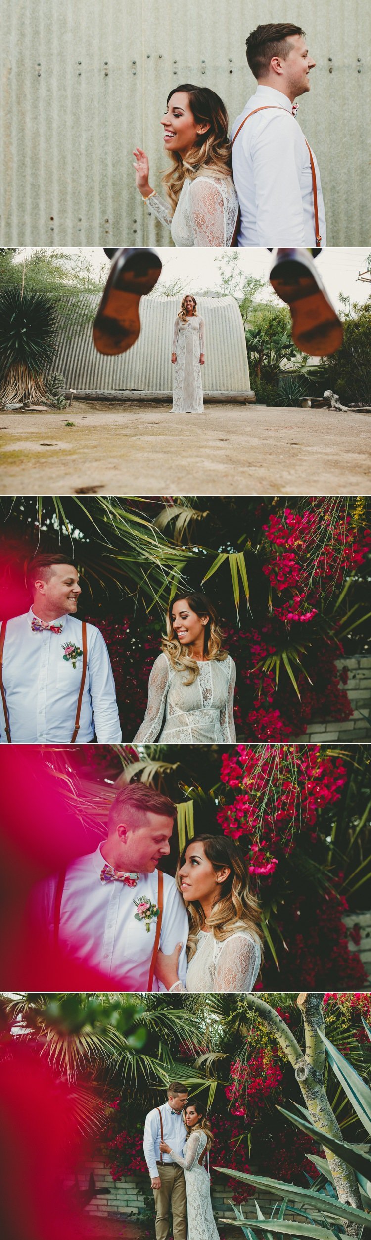 Moorten Botanical Garden Wedding Photos